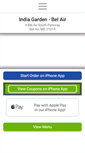 Mobile Screenshot of indiagardenbelair.com